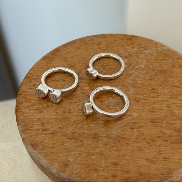 Folli Follie Nesting Heart Silver Rings - Picture 8 of 12